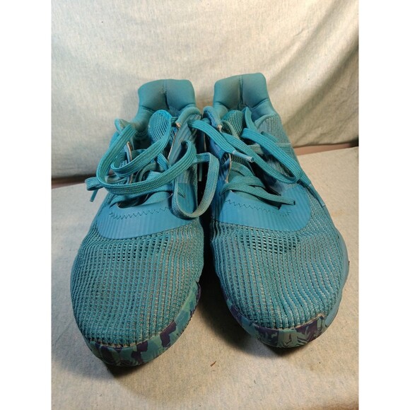 Adidas Pro Bounce blue/green shoes Sz 12, camo soles - Picture 3 of 6